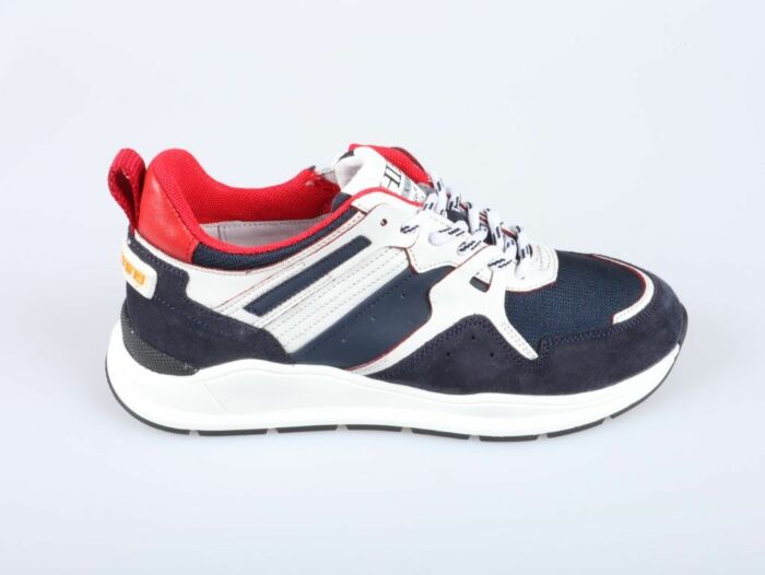 Hip H1642-222-46CO-BC sneaker blauw/rood