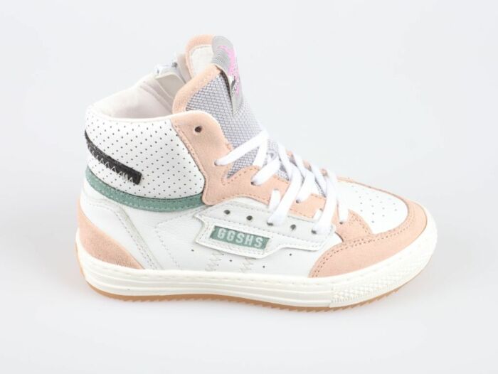 Giga G3936-A68A18 hoge sneaker wit/roze