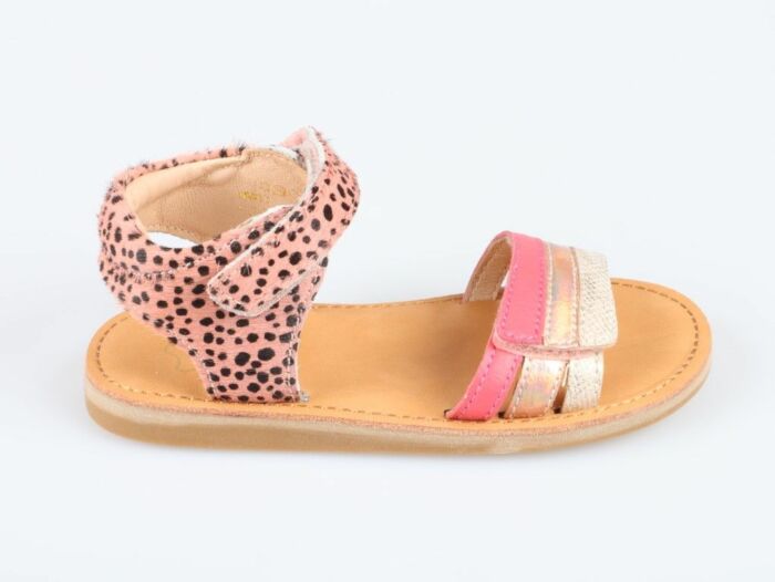 Shoesme CS22S006-B sandaal roze dotjesprint