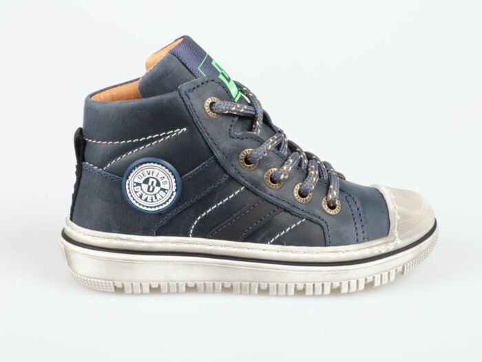 Develab 45651-638 hoge veterschoen navy