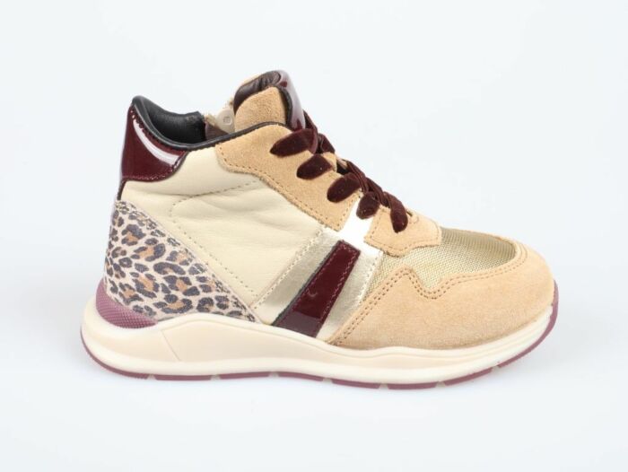 Pinocchio P1278-224-22CO-A hoge sneaker beige 