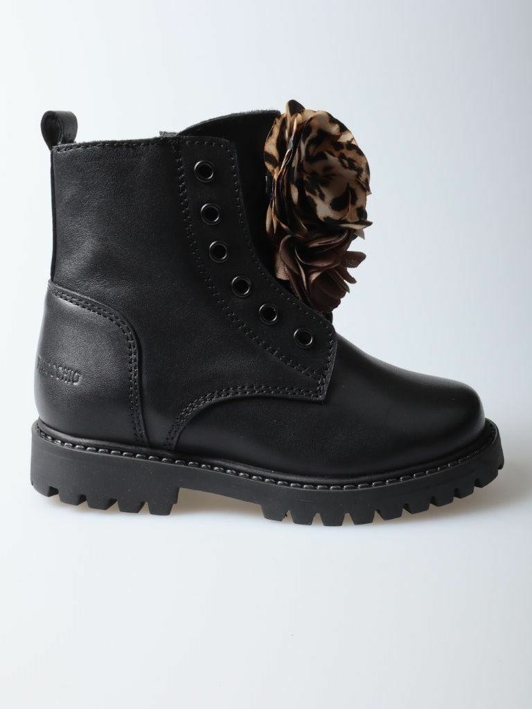 Pinocchio P1678 234 10CO veterboot zwart bloem online kopen bij