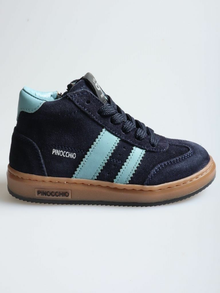 Pinocchio P1253 244 46CO hoge schoen blauw combi