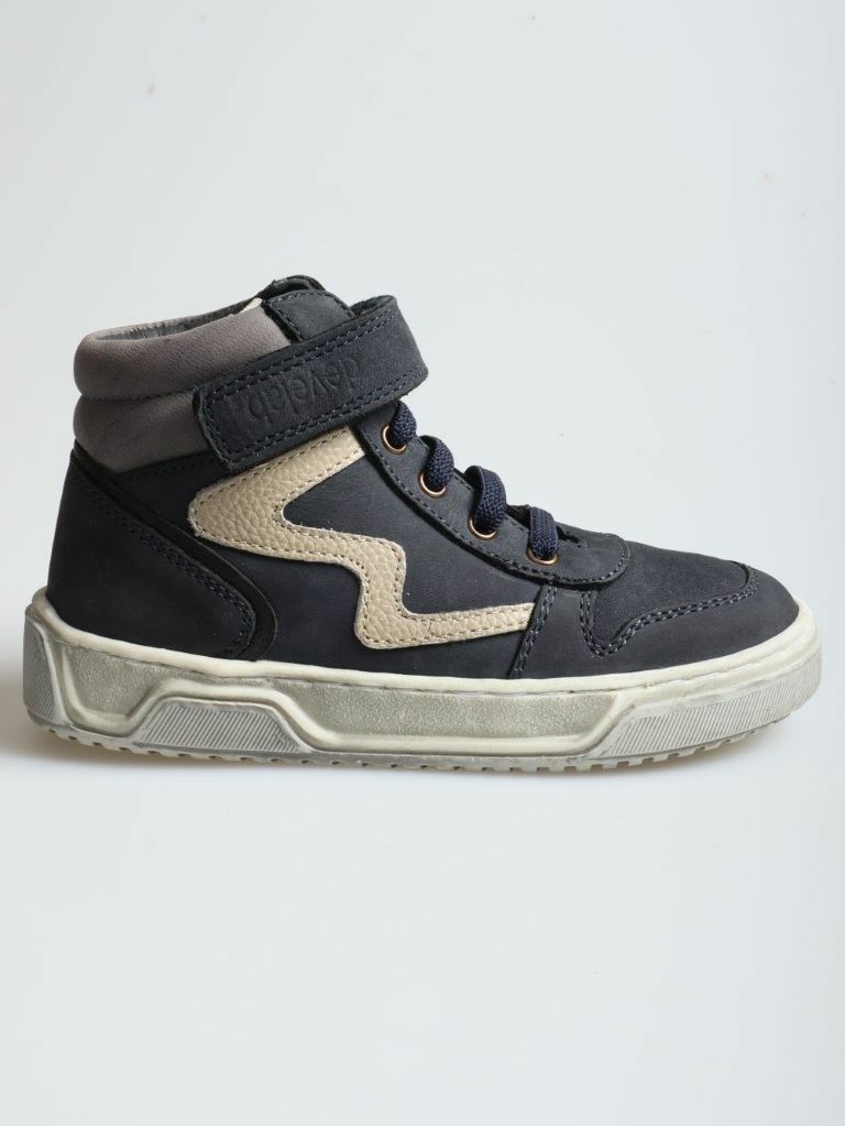 Develab 44351 634 lace velcro navy nubuck