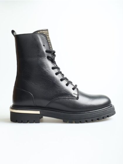 Hip H1130-10CO veterboot zwart combi platinum app.