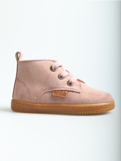Develab 46242-473 hoge schoen old pink suède