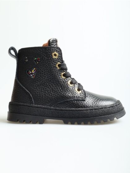 Develab 47090-922 veterboot black nappa