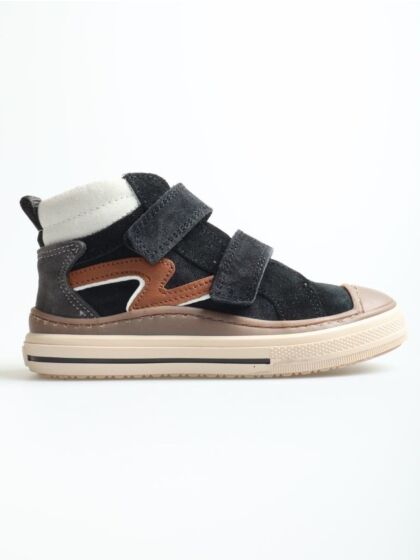 Develab 45391-923 hoge schoen black suède