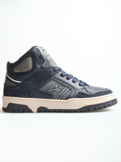 Hip H1140-46CO hoge sneaker dk blauw