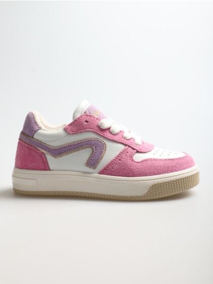 Pinocchio P1618-82CO lage schoen roze combi