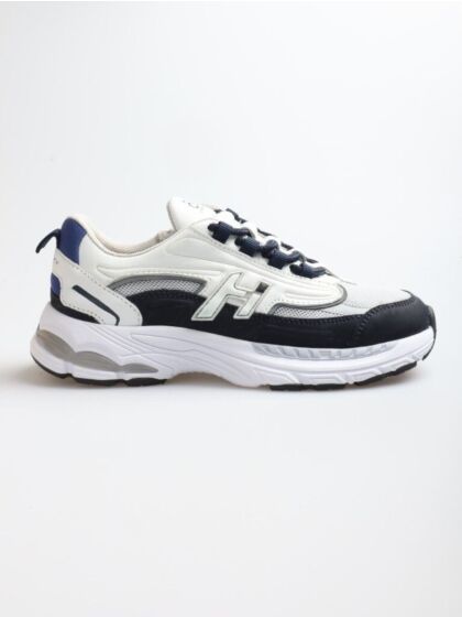 Hip H1660-46CO sneaker donker blauw combi