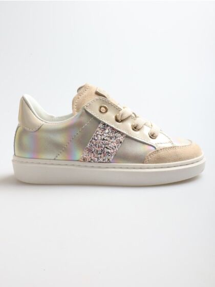 Beberlis 25152-21 lage sneaker beige/goud