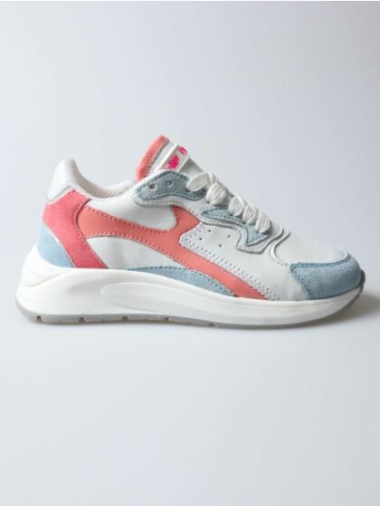 Hip sneaker H1051-232-40CO l. blauw/roze combi
