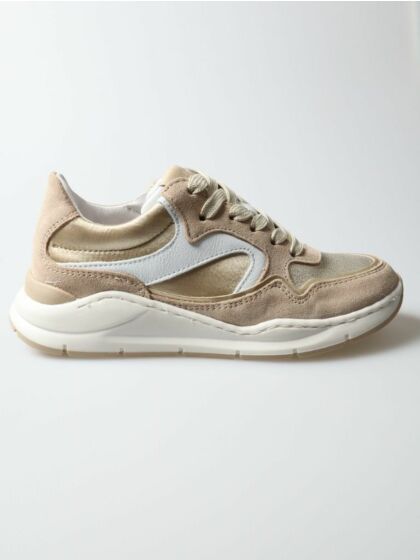 Hip H6355-232-22CO sneaker beige/platinum combi