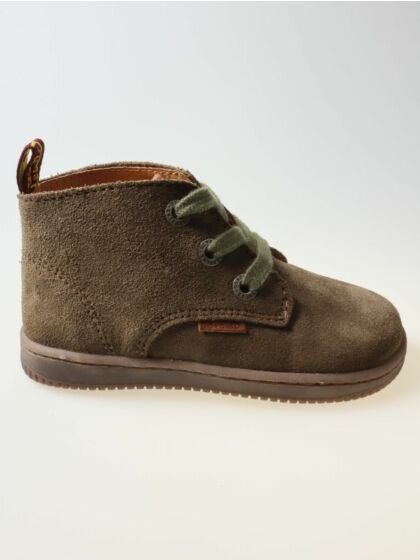 Develab 45827-553 firststep hoge schoen kaki suède