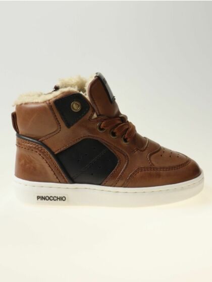 Pinocchio veterboot mid bruin fur