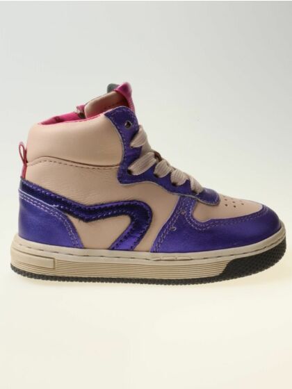 Pinocchio P1301-234-82CO hoge sneaker paars 