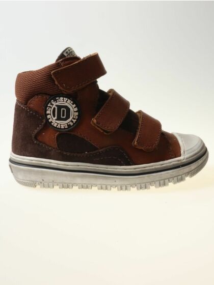 Develab 44303-757 hoge schoen velcro cognac