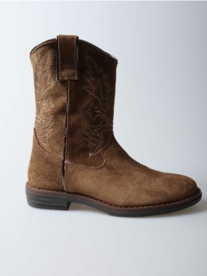 Red Rag 12446-233 western boot taupe suède