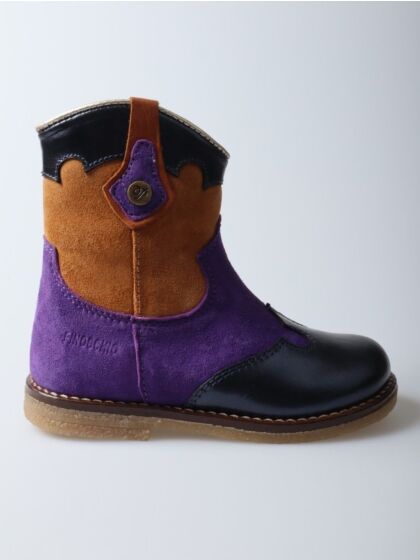 Pinocchio P1674-234-36CO westernboot paars combi