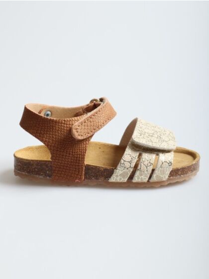 Develab 48410-299 sandaal beige combi