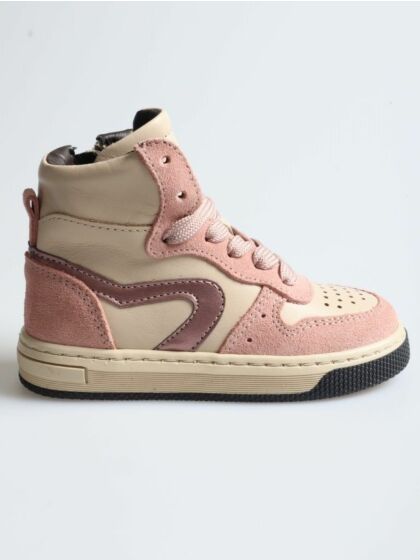 Pinocchio P1301-244-82CO basket sneaker roze combi