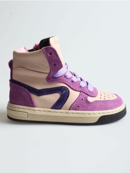 Pinocchio P1301-244-86CO basket sneaker lila paars