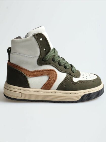 Pinocchio P1301-244-65CO basket sneaker khaki 