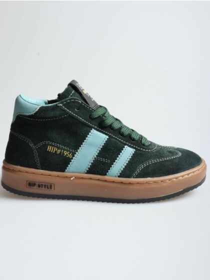 Hip H1253-244-65CO sneaker d. groen combi