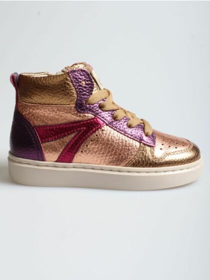 Beberlis 24278-013 veterschoen Flotter star roze