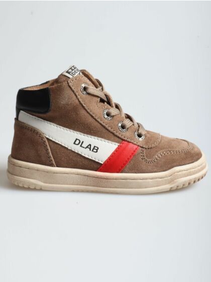 Develab 45147-236 hoge veterschoen taupe waxed
