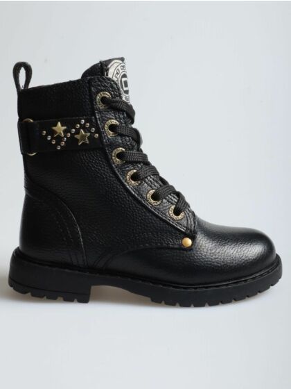Develab 44366-922 veterboot black nappa