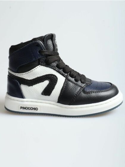 Pinocchio P1765-244-46CO basket sneaker bl./zwart