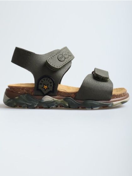 Develab 48493-558 sandaal kaki grained