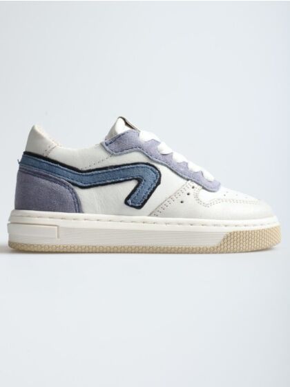 Hip H1618-252-13CO lage schoen blauw/grijs combi