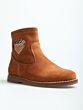 Beberlis 24239-W25 laars cognac suède hartje