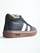 Hip H1404-46CO hoge schoen dk blauw combi