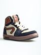 Pinocchio P1765-46CO basket sneaker blauw combi
