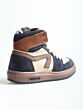 Pinocchio P1765-46CO basket sneaker blauw combi