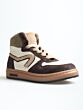 Pinocchio P1803-28CO basket sneaker dk brown combi