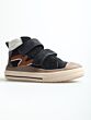 Develab 45391-923 hoge schoen black suède