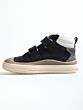 Develab 45391-923 hoge schoen black suède