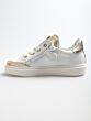 Beberlis 25152-02 lage sneaker wit/goud
