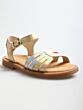 Beberlis 24454-S26-B sandaal goud met. geografic
