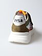 Develab 45799-553 sneaker khaki suéde/orange