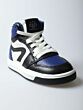 Pinocchio P1012-234 hoge sneaker zwart/kobalt 