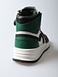 Hip H1012-234-65CO hoge sneaker zwart/groen combi