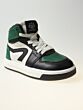 Pinocchio P1012-234-65CO hoge sneaker groen combi