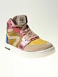 Pinocchio P1665-234-82CO hoge sneaker roze combi