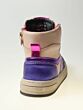 Hip H1301-234-82CO hoge sneaker paars/roze combi